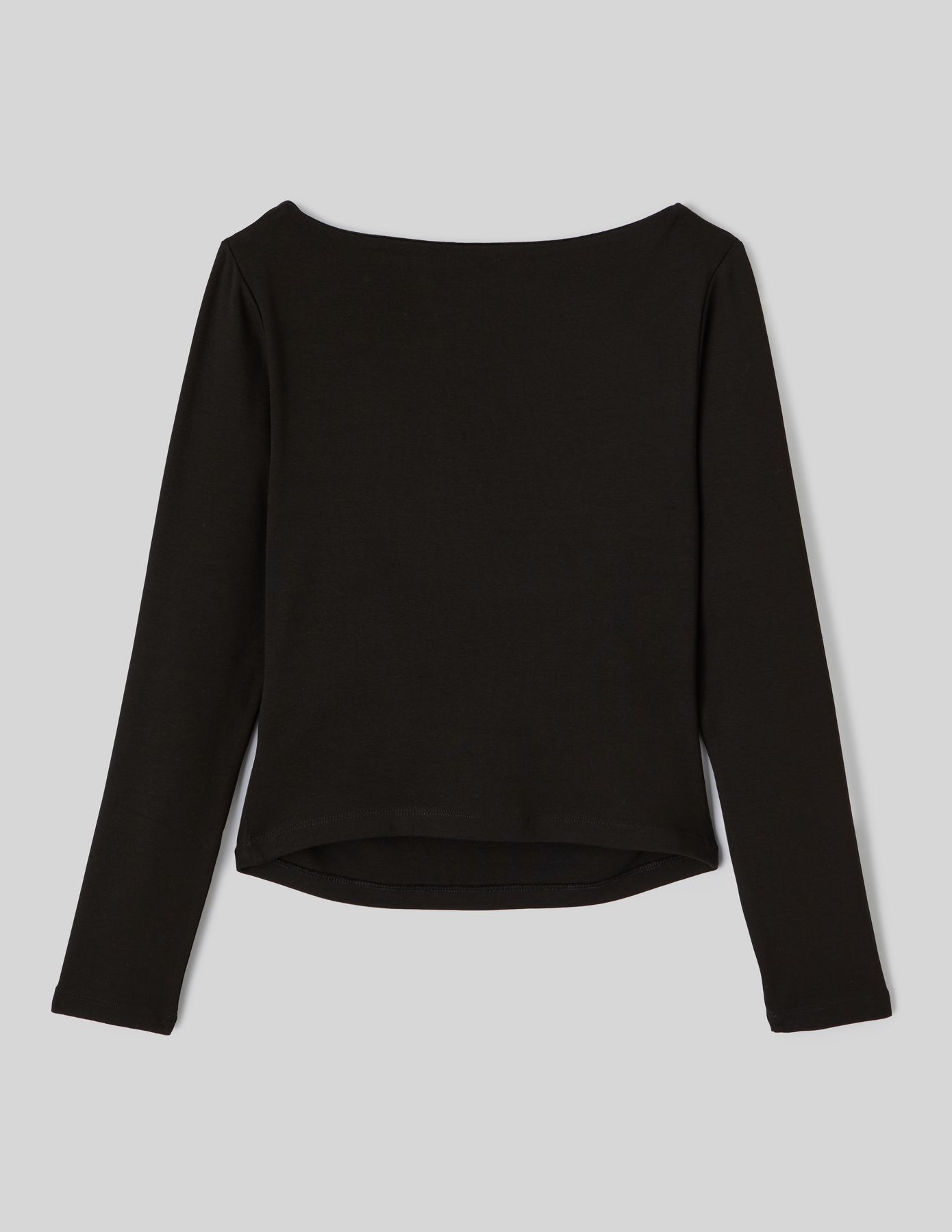 T-shirt manches longues à fronces