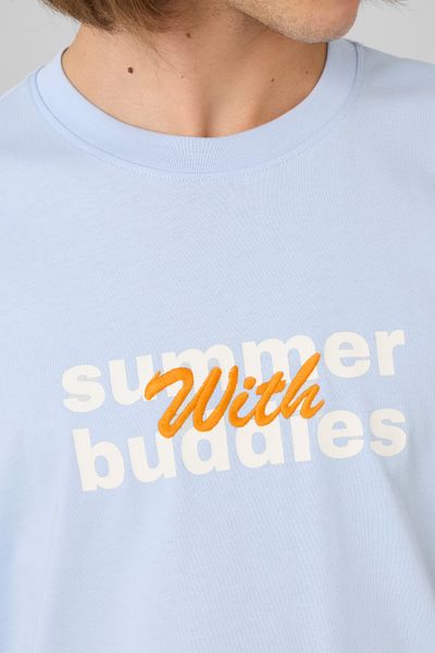 T-shirt imprim&eacute; et brod&eacute;
