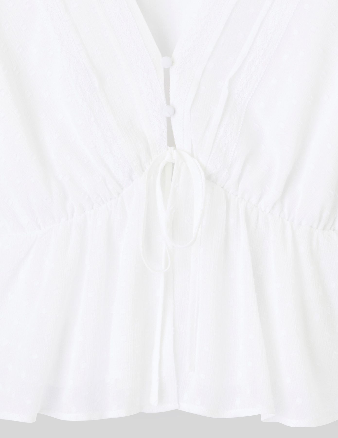 Blouse en plumetis