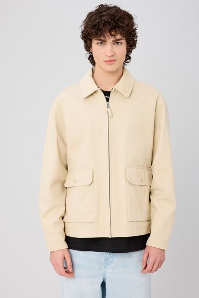 Veste zipp&eacute;e col velours