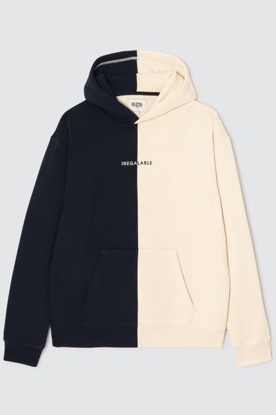 Sweat à capuche colorblock