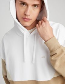 Sweat à capuche colorblock