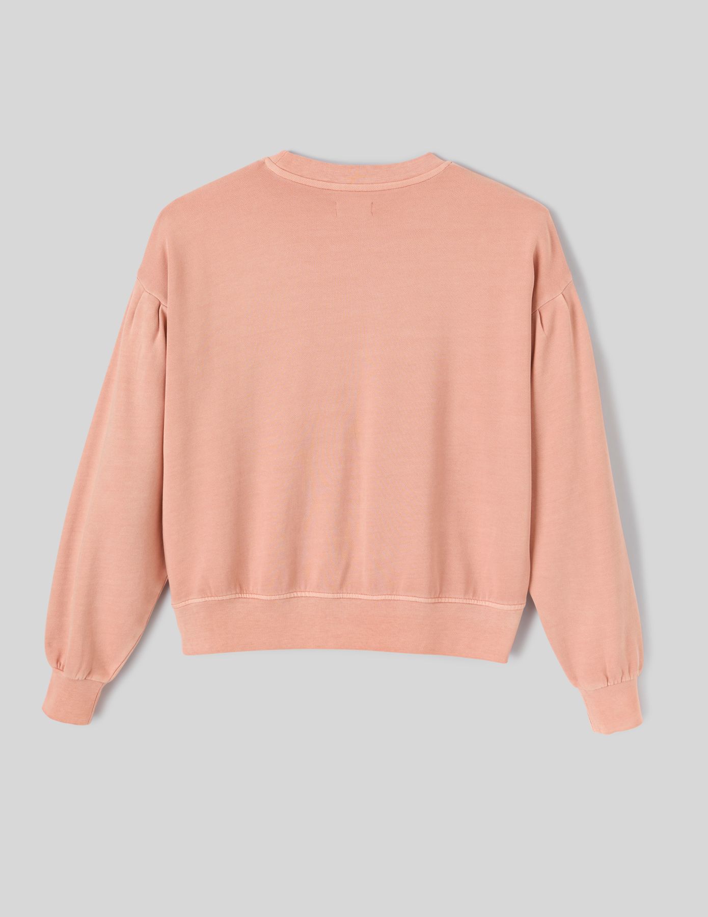 Sweat à fronces brodé