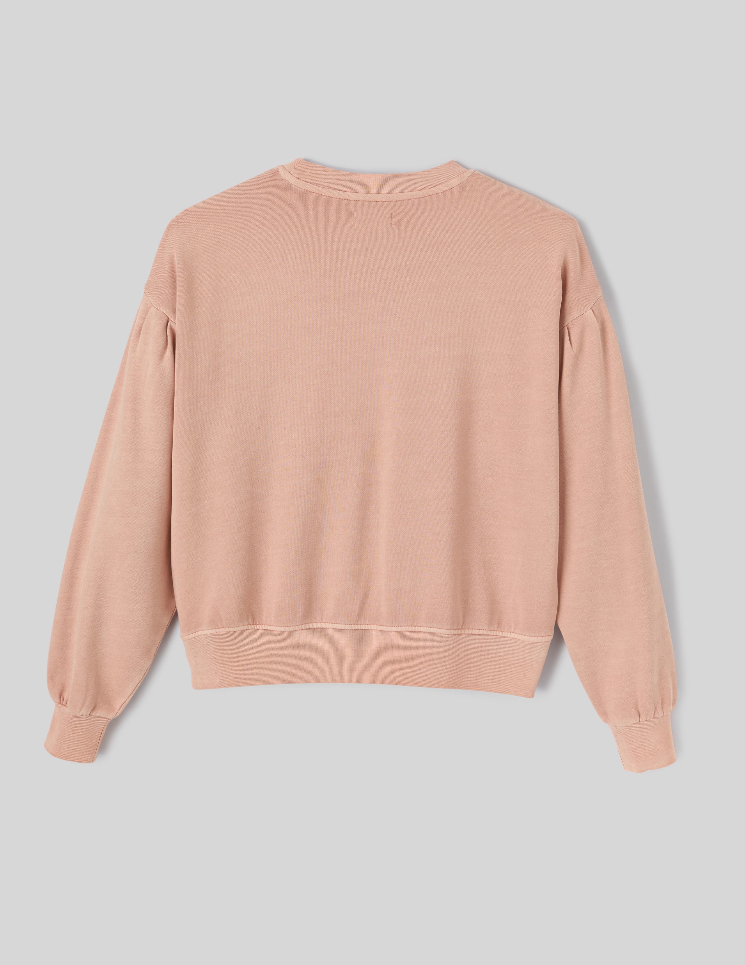 Sweat à fronces brodé