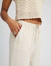 Pantalon fluide droit