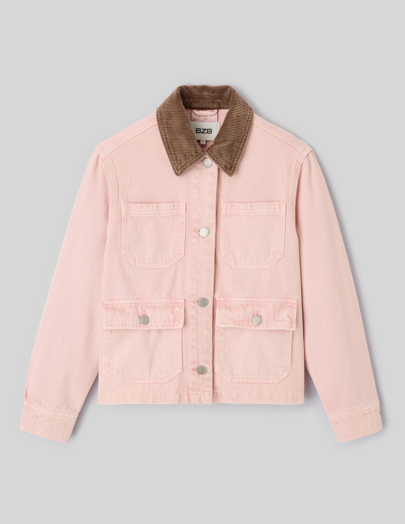 Barn jacket col velours