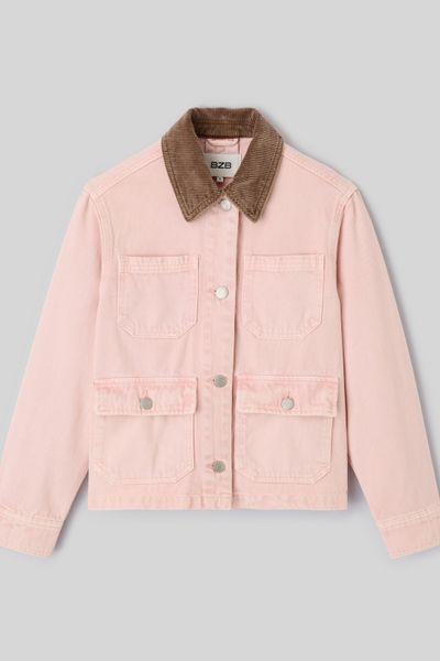 Barn jacket col velours