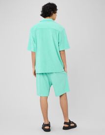 Chemise manches courtes &eacute;ponge