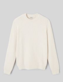 Pull maille gaufr&eacute;e
