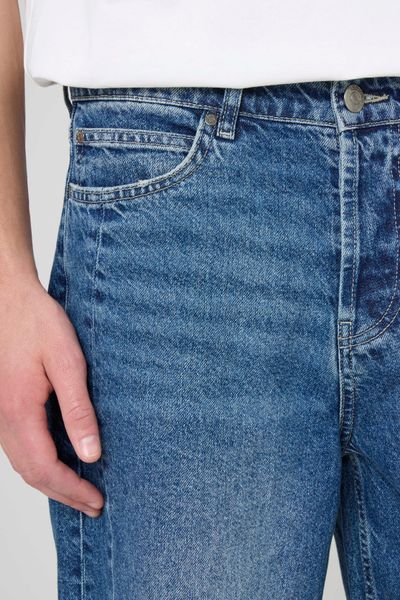 Jean barrel stone &agrave; d&eacute;coupes