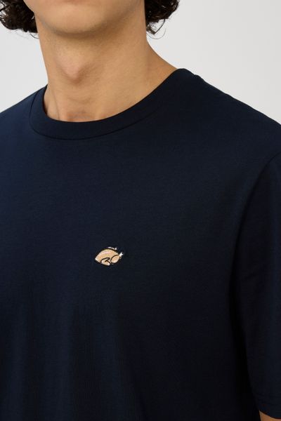 T-shirt broderie poitrine