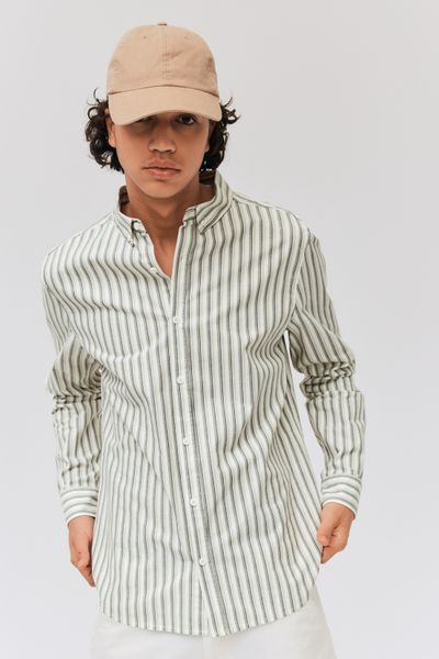 Chemise rayée droite