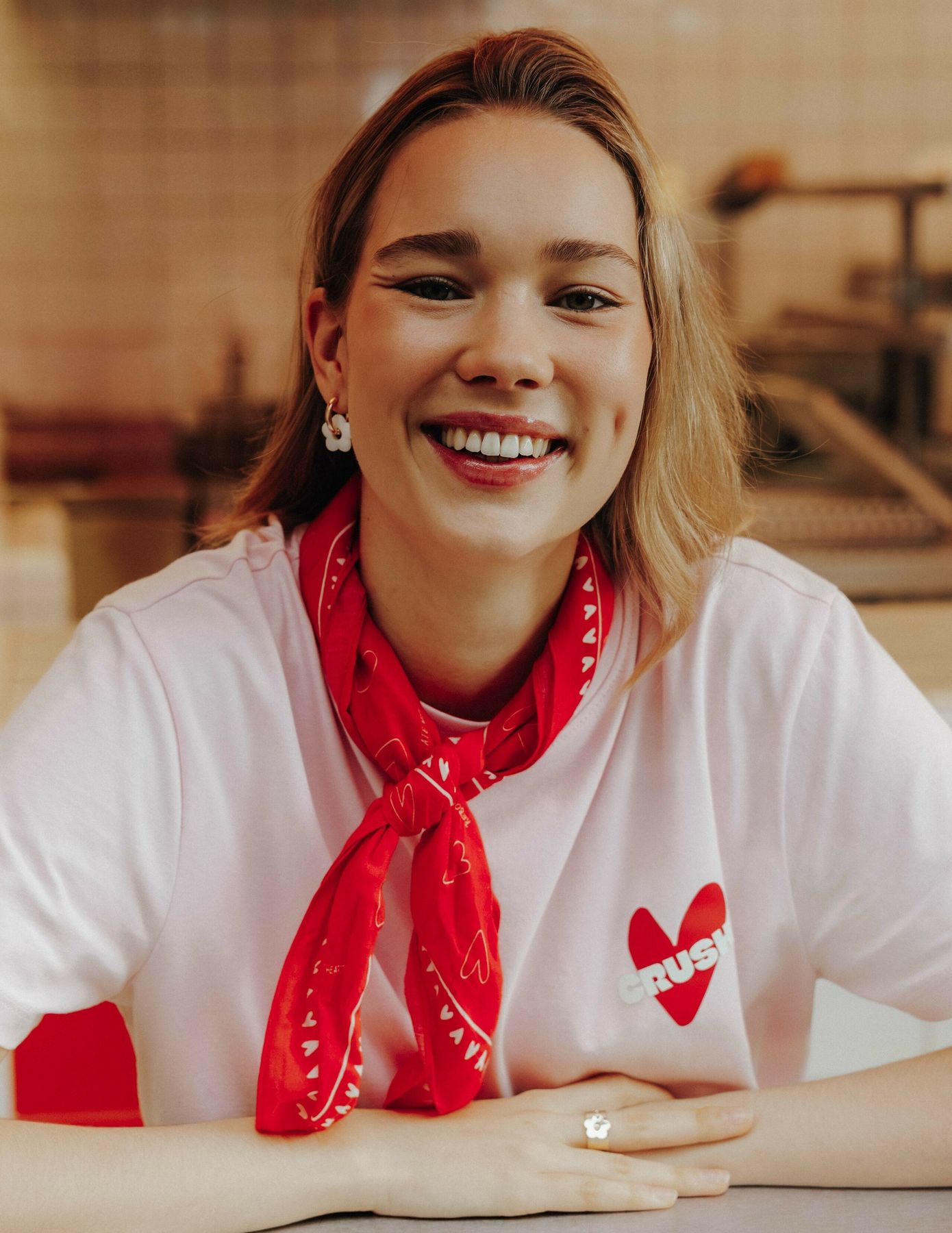 Petit foulard en coton