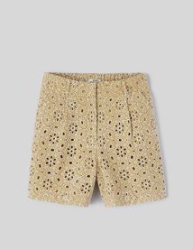 Short broderie anglaise