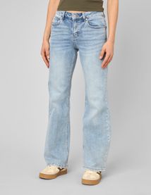 Jean flare taille basse