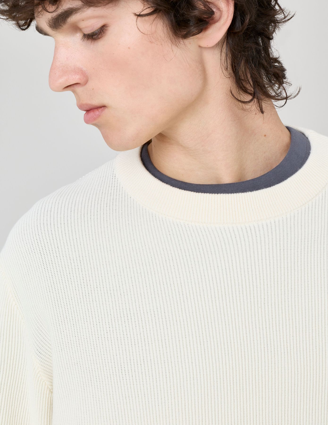 Pull maille fantaisie