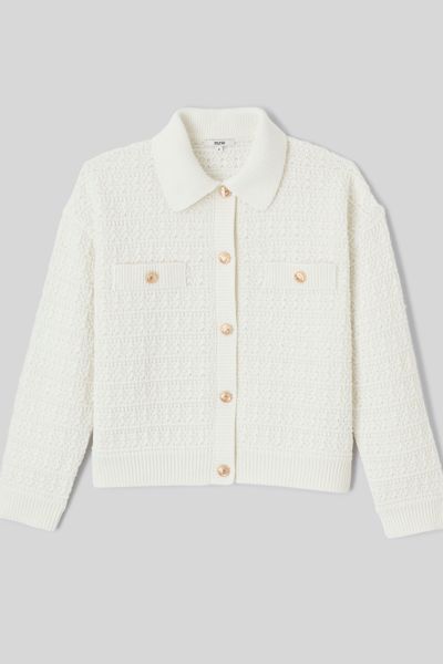 Gilet boutonn&eacute; col polo