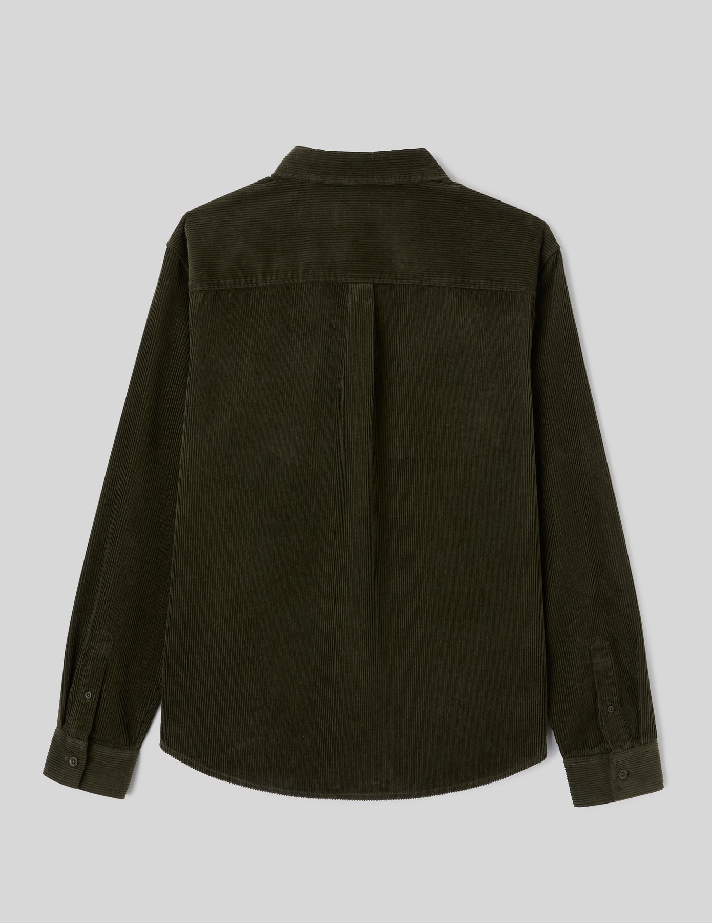 Chemise en velours c&ocirc;tel&eacute;