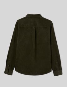 Chemise en velours c&ocirc;tel&eacute;