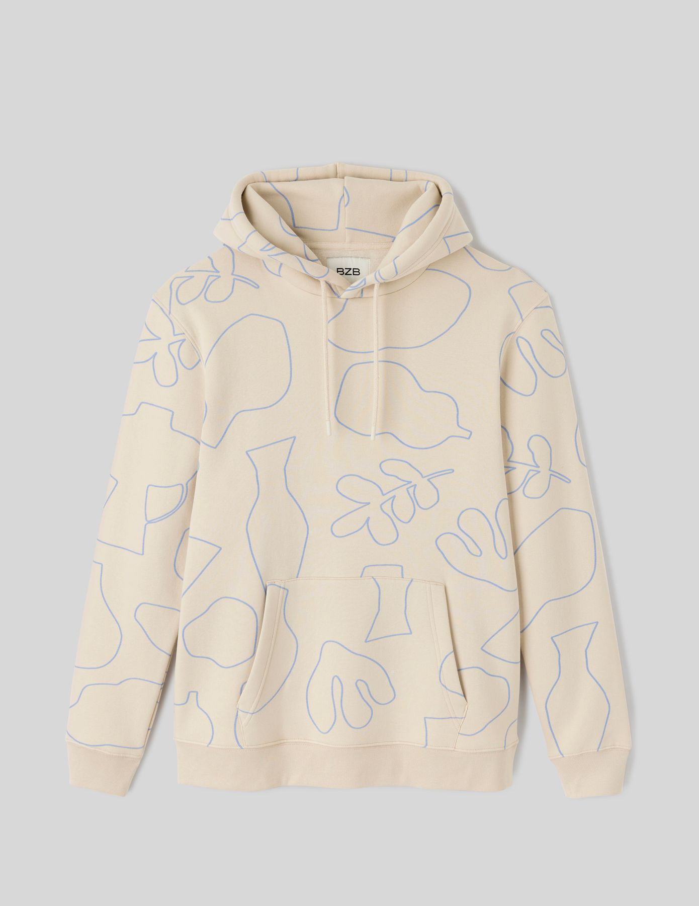 Sweat imprimé à capuche