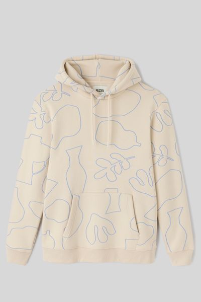 Sweat imprimé à capuche