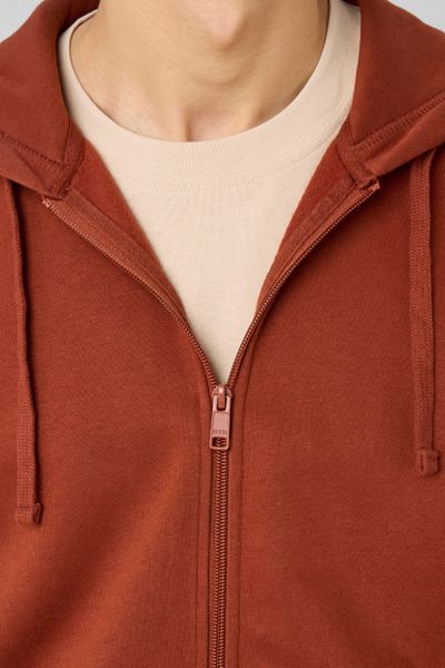 Sweat zipp&eacute; &agrave; capuche