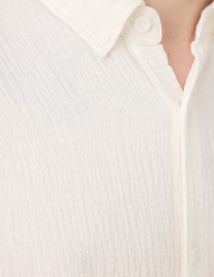 Chemise manches longues gaze de coton