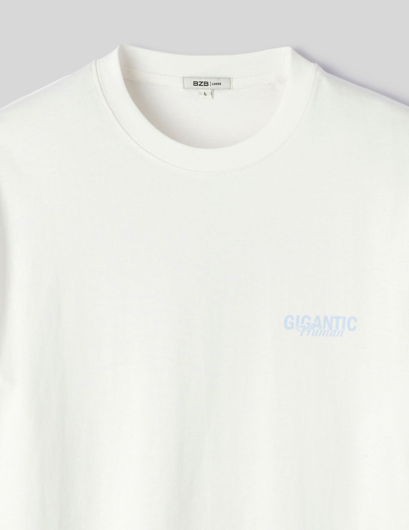 T-shirt imprim&eacute; devant dos