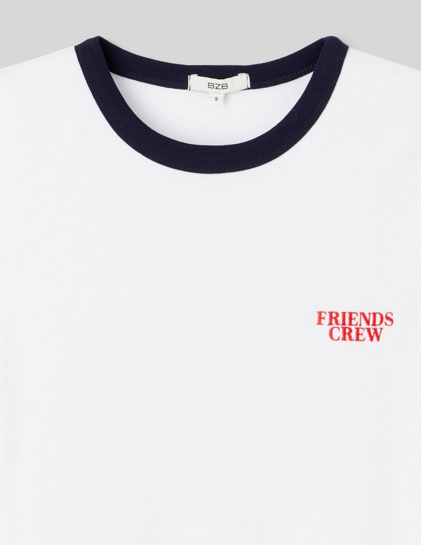 T-shirt imprimé bicolore