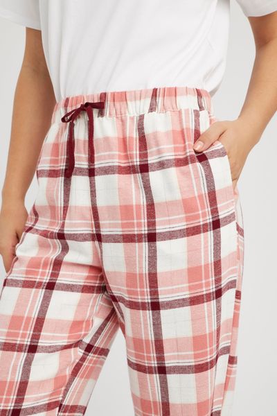Bas de pyjama à carreaux