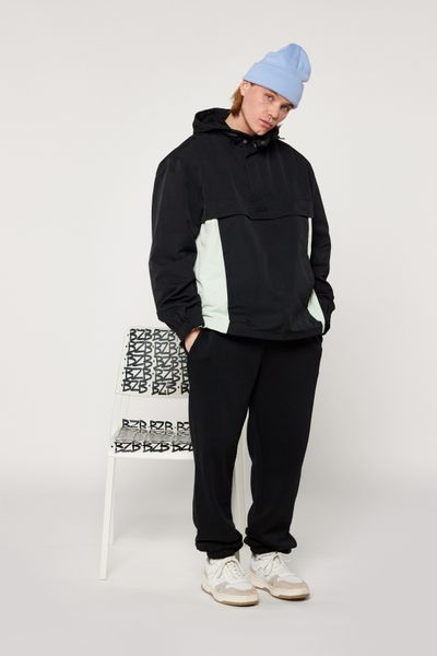 Blouson pop over colorblock