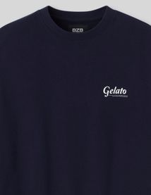 Sweat imprimé devant dos