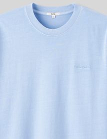 T-shirt broderie poitrine