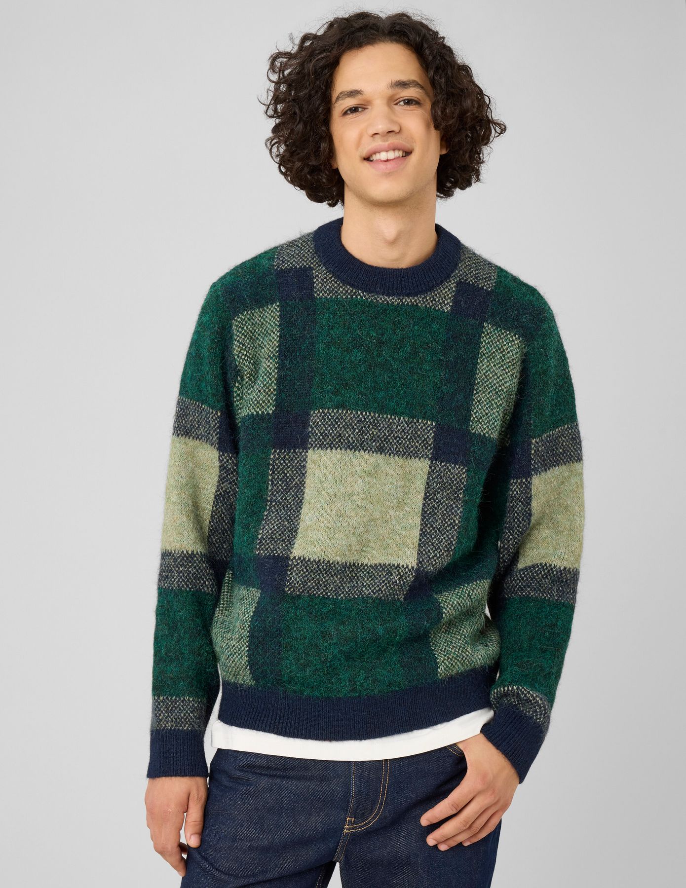 Pull &agrave; carreaux