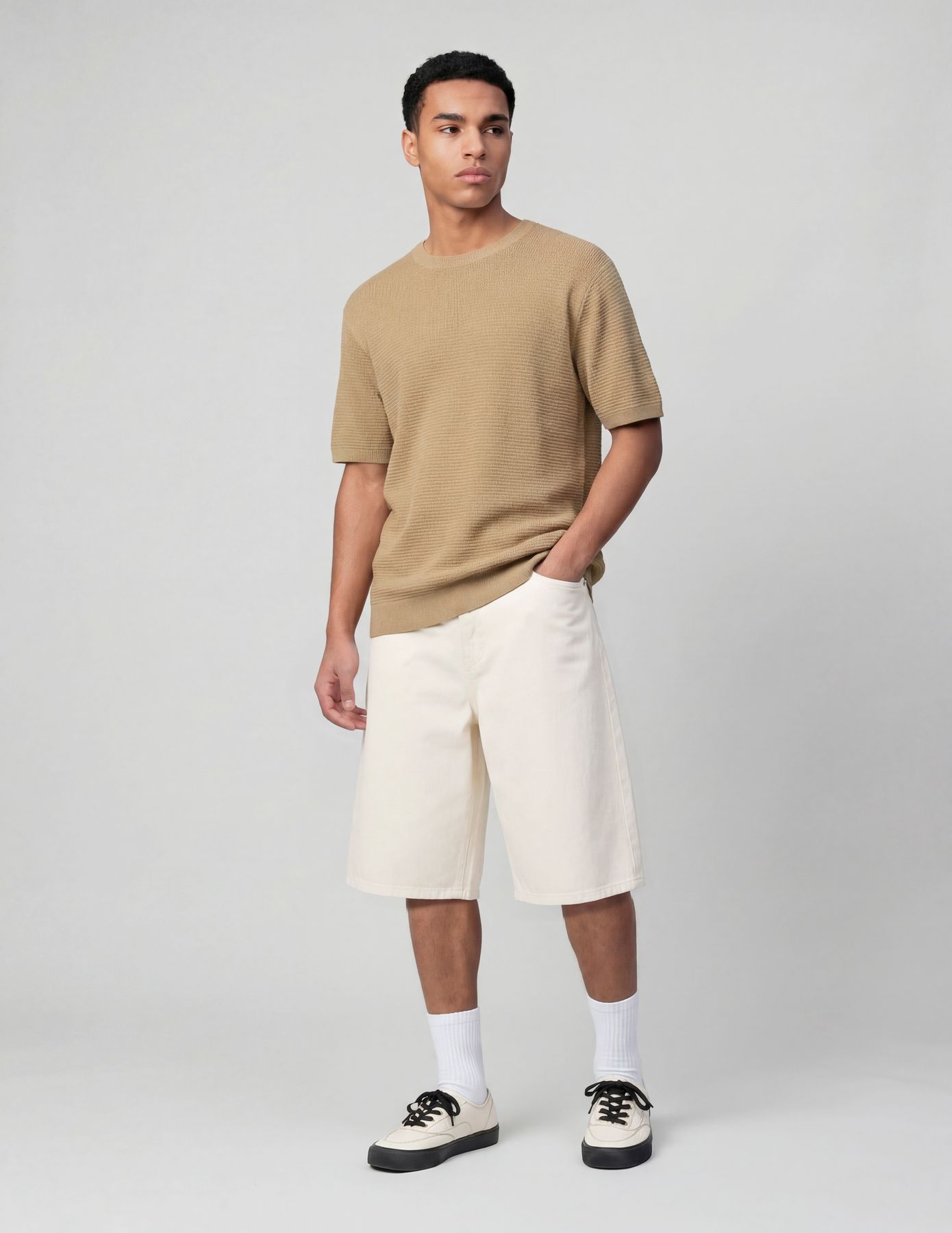 T-shirt maille fantaisie