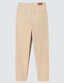 Pantalon velours mom