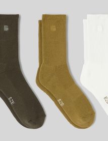 Lot de 3 paires de chaussettes brodées