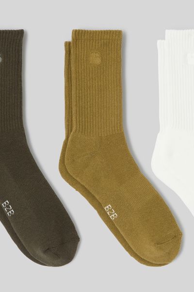 Lot de 3 paires de chaussettes brodées