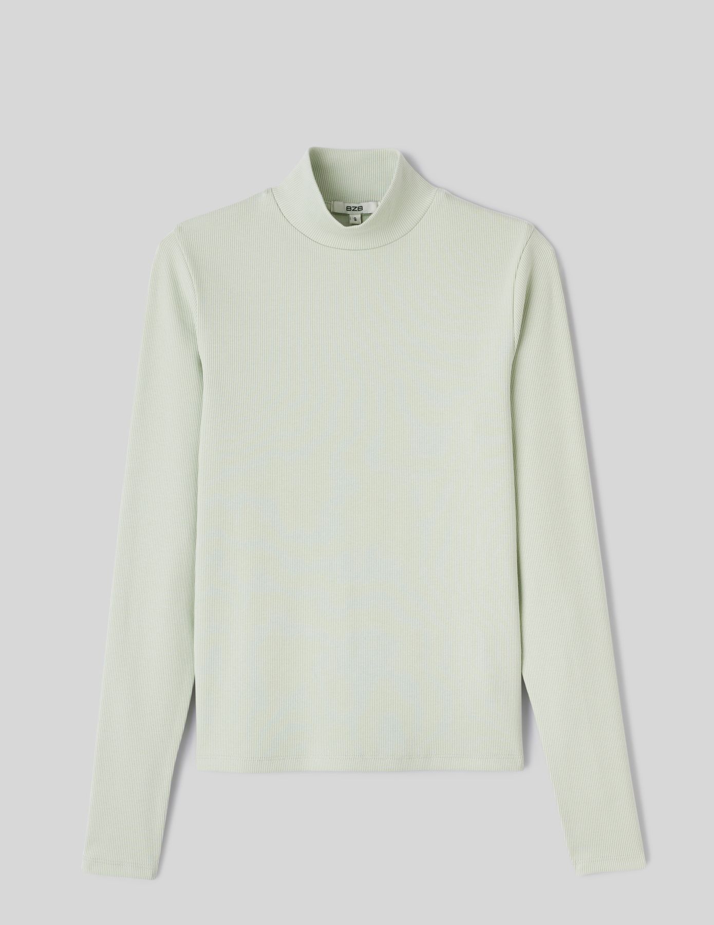 T-shirt col montant uni
