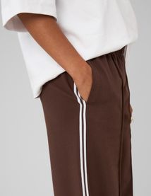 Pantalon jogging &agrave; bandes