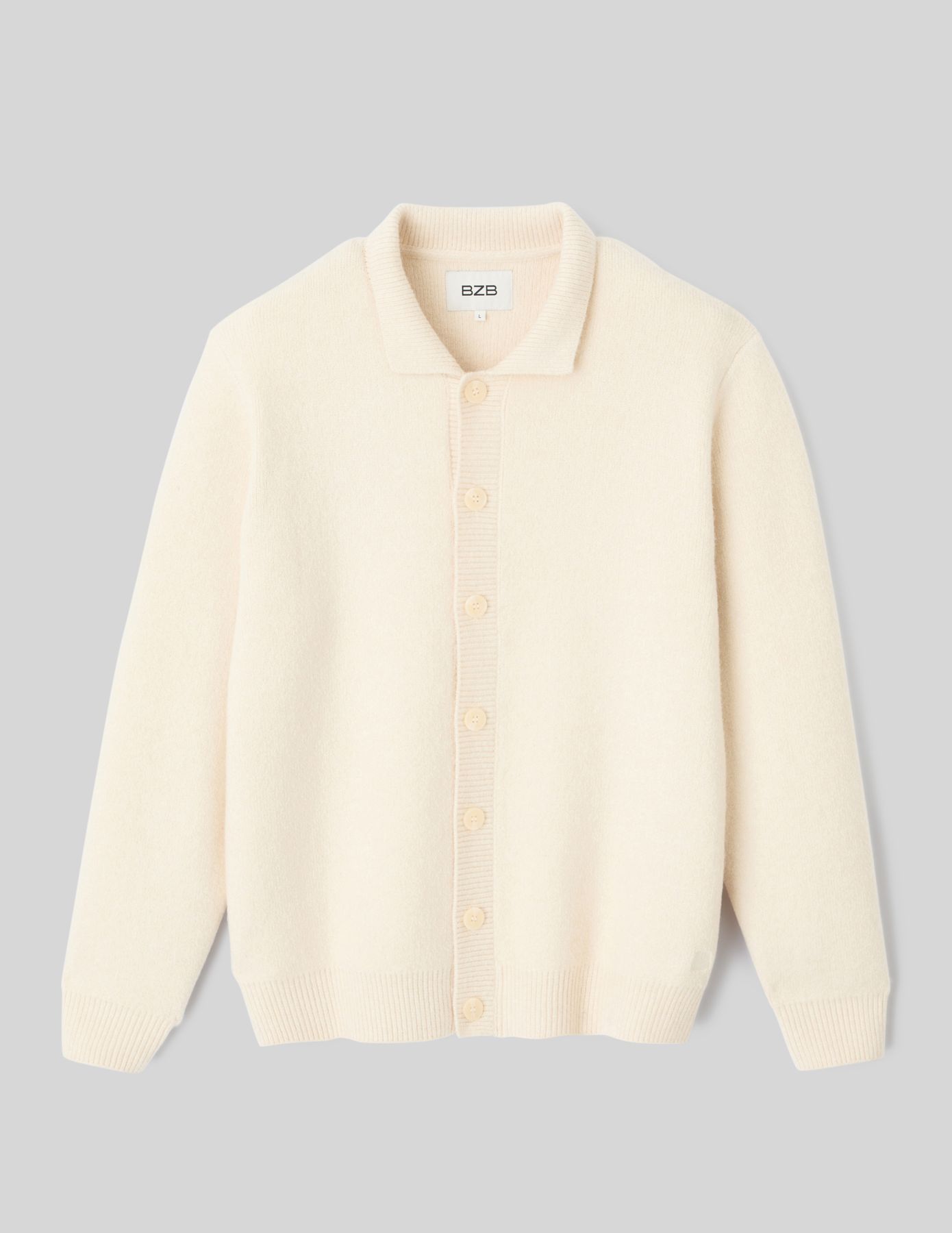 Cardigan col polo