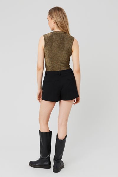 T-shirt sans manches pailleté