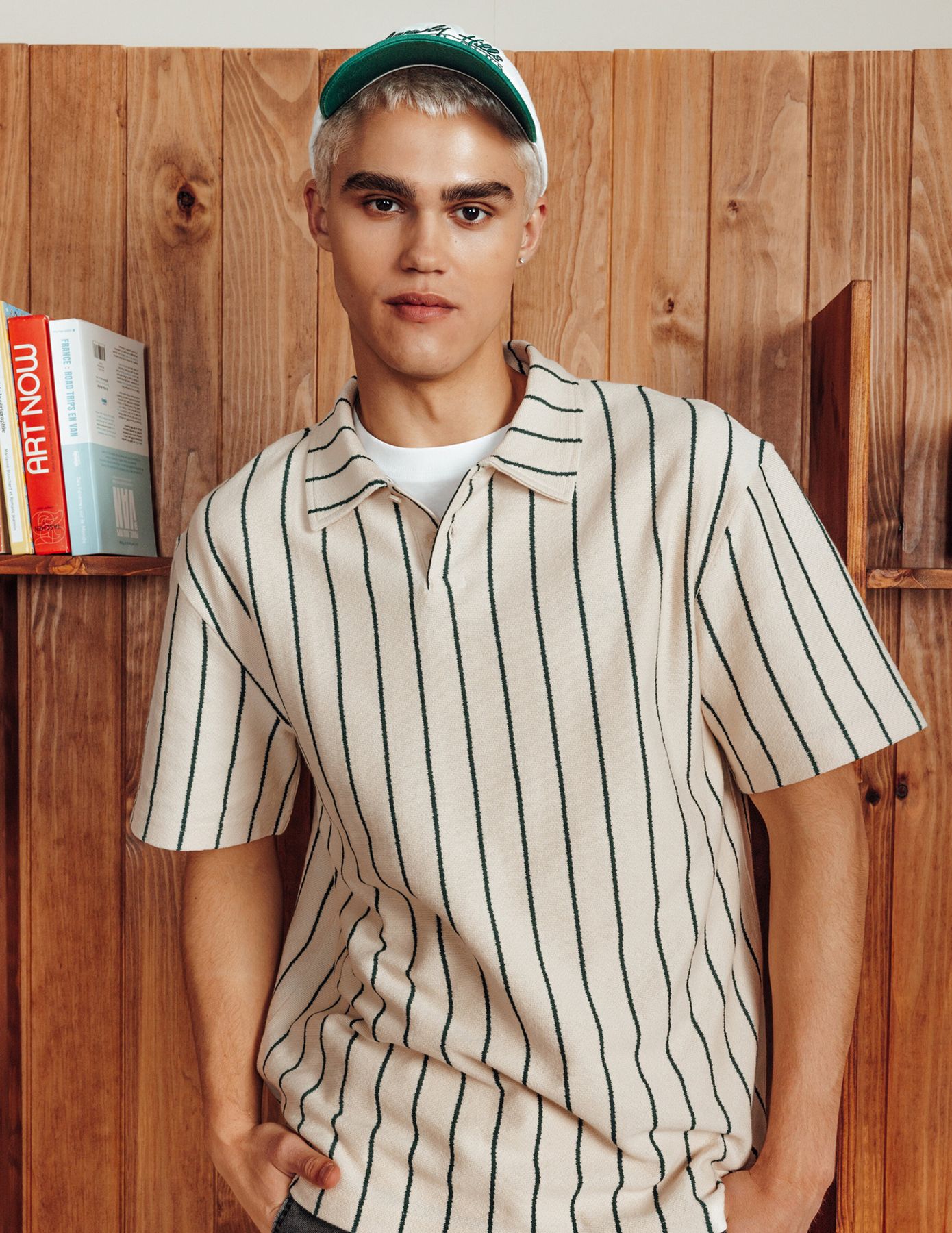 Polo &agrave; rayures