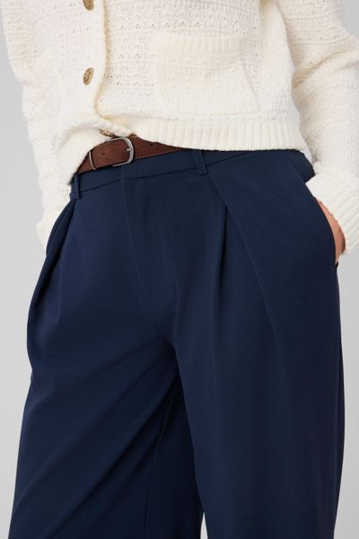 Pantalon large &agrave; pinces