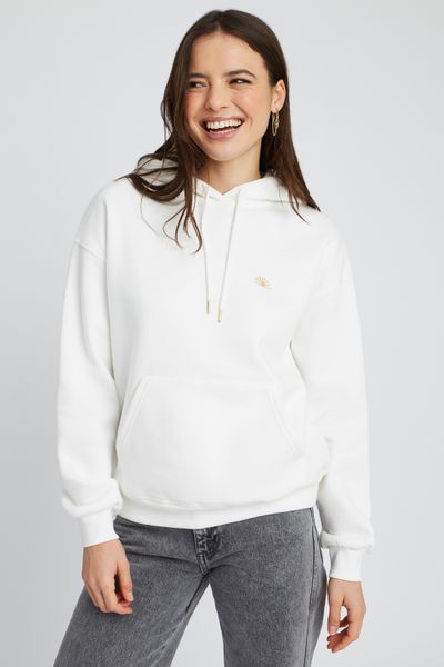 Sweat brodé poitrine