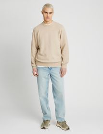 Pull matière fantaisie