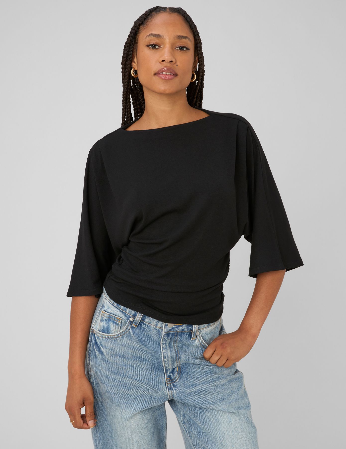 T-shirt manches chauve souris