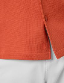 Chemise waffle manches courtes