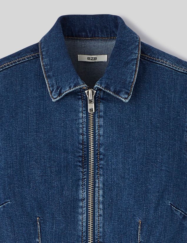 Combishort en jean