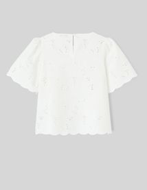 Blouse en broderie anglaise